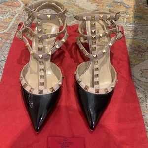 Valentino Rockstud Kitten Heels